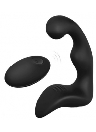 Черный вибромассажер простаты REMOTE BOOTY PLEASER - Dream Toys - в Димитровграде купить с доставкой