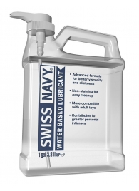 Канистра лубриканта Swiss Navy Water Based Lube на водной основе - 3,8 л. - Swiss navy - купить с доставкой в Димитровграде