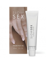Гель для мастурбации с ароматом кокоса Slow Sex Finger Play Gel - 30 мл. - Bijoux Indiscrets - купить с доставкой в Димитровграде