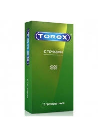 Текстурированные презервативы Torex  С точками  - 12 шт. - Torex - купить с доставкой в Димитровграде