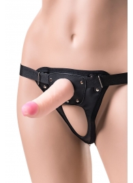 Телесный страпон на трусиках Realstick Jax - 17,9 см. - ToyFa - купить с доставкой в Димитровграде