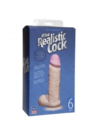 Реалистичный фаллоимитатор The Realistic Cock ULTRASKYN 6” на присоске - 17,3 см. - Doc Johnson
