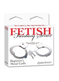 Металлические наручники Beginner s Metal Cuffs - Pipedream - купить с доставкой в Димитровграде