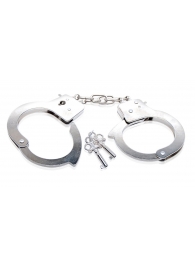 Металлические наручники Beginner s Metal Cuffs - Pipedream - купить с доставкой в Димитровграде