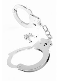 Металлические серебристые наручники Designer Metal Handcuffs - Pipedream - купить с доставкой в Димитровграде