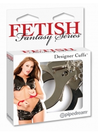 Металлические серебристые наручники Designer Metal Handcuffs - Pipedream - купить с доставкой в Димитровграде