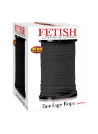 Черная веревка для связывания Bondage Rope - 60,9 м. - Pipedream - купить с доставкой в Димитровграде
