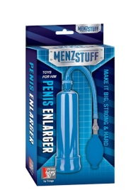 Синяя вакуумная помпа MENZSTUFF PENIS ENLARGER - Dream Toys - в Димитровграде купить с доставкой