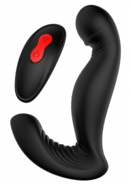 Черный вибромассажер простаты SWIRLING P-PLEASER - Dream Toys - в Димитровграде купить с доставкой