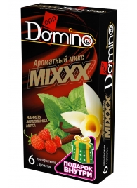 Ароматизированные презервативы DOMINO  Ароматный микс  - 6 шт. - Domino - купить с доставкой в Димитровграде