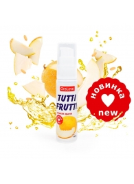 Гель-смазка Tutti-frutti со вкусом сочной дыни - 30 гр. - Биоритм - купить с доставкой в Димитровграде