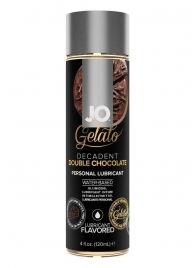 Лубрикант с ароматом шоколада JO GELATO DECADENT DOUBLE CHOCOLATE - 120 мл. - System JO - купить с доставкой в Димитровграде