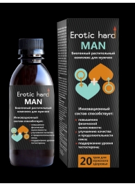 Мужской биогенный концентрат для усиления эрекции Erotic hard Man - 250 мл. - Erotic Hard - купить с доставкой в Димитровграде