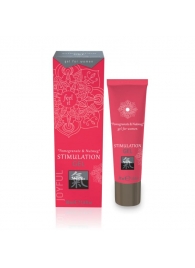 Возбуждающий интимный гель для двоих STIMULATION GEL Pomegranate   Nutmeg - 30 мл. - Shiatsu - купить с доставкой в Димитровграде