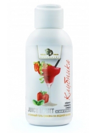 Интимный гель-смазка JUICY FRUIT с ароматом клубники - 100 мл. - БиоМед - купить с доставкой в Димитровграде