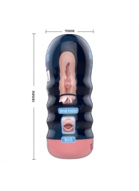 Мастурбатор-ротик Vacuum Cup Masturbator - Baile - в Димитровграде купить с доставкой