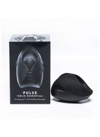 Черный инновационный мужской вибратор PULSE SOLO ESSENTIAL - Hot Octopuss - в Димитровграде купить с доставкой