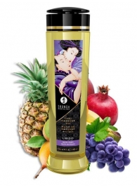 Массажное масло Libido Exotic Fruits с ароматом экзотических фруктов - 240 мл. - Shunga - купить с доставкой в Димитровграде