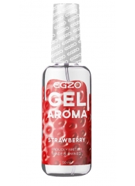 Интимный лубрикант EGZO AROMA с ароматом клубники - 50 мл. - EGZO - купить с доставкой в Димитровграде