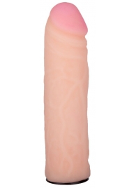 Пояс-трусики с насадкой Glamour Silver - 15,5 см. - LOVETOY (А-Полимер) - купить с доставкой в Димитровграде