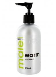 Лубрикант с согревающим эффектом MALE Cobeco Warm Lubricant - 250 мл. - Cobeco - купить с доставкой в Димитровграде