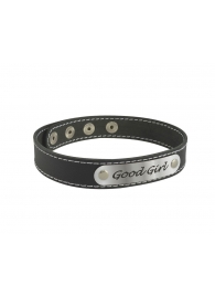 Чокер с белой строчкой Good Girl - Sitabella - купить с доставкой в Димитровграде