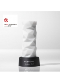 Белый 3D мастурбатор POLYGON - Tenga - в Димитровграде купить с доставкой