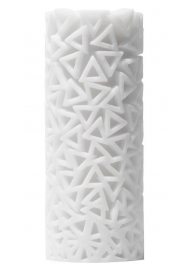 Белый 3D мастурбатор PILE - Tenga - в Димитровграде купить с доставкой