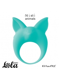 Зеленое эрекционное кольцо Kitten Kyle - Lola Games - в Димитровграде купить с доставкой
