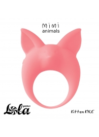 Оранжевое эрекционное кольцо Kitten Kyle - Lola Games - в Димитровграде купить с доставкой