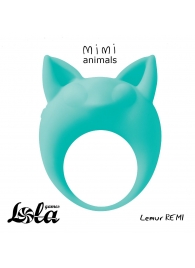 Зеленое эрекционное кольцо Lemur Remi - Lola Games - в Димитровграде купить с доставкой