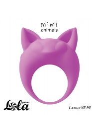 Фиолетовое эрекционное кольцо Lemur Remi - Lola Games - в Димитровграде купить с доставкой
