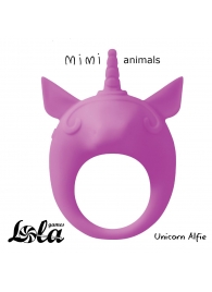Фиолетовое эрекционное кольцо Unicorn Alfie - Lola Games - в Димитровграде купить с доставкой