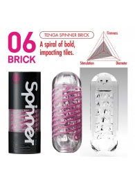 Мастурбатор SPINNER Brick - Tenga - в Димитровграде купить с доставкой