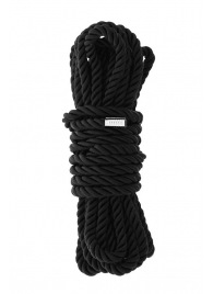 Черная веревка для шибари DELUXE BONDAGE ROPE - 5 м. - Dream Toys - купить с доставкой в Димитровграде