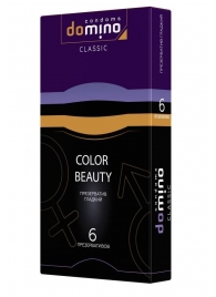 Разноцветные презервативы DOMINO Colour Beauty - 6 шт. - Domino - купить с доставкой в Димитровграде