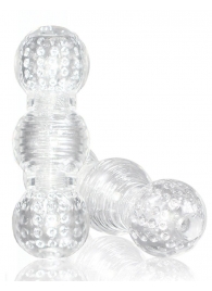 Прозрачный фигурный мастурбатор Master Stroker - Blush Novelties - в Димитровграде купить с доставкой