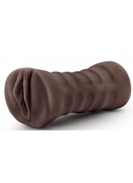 Коричневый мастурбатор-вагина Hot Chocolate Brianna - Blush Novelties - в Димитровграде купить с доставкой