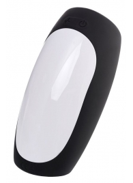 Черно-белый перезаряжаемый мастурбатор Erotist Hailstorm - Erotist Adult Toys - в Димитровграде купить с доставкой