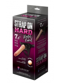 Пояс-трусики с насадкой Hard brutal-consul - 19 см. - LOVETOY (А-Полимер) - купить с доставкой в Димитровграде