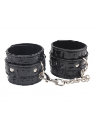 Черные наручники Surrender Wrist Restraints - Chisa - купить с доставкой в Димитровграде