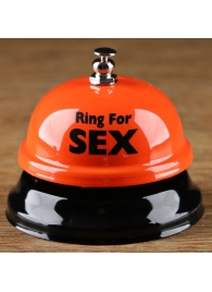 Настольный звонок RING FOR SEX - Сима-Ленд - купить с доставкой в Димитровграде