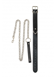 Черный ошейник с поводком Wild - Lola Games - купить с доставкой в Димитровграде