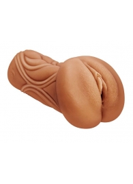 Кофейный мастурбатор-вагина Dumpling - Lola Games - в Димитровграде купить с доставкой
