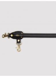 Черная распорка для ног Bound to You Faux Leather Spreader Bar - 50,8 см. - Fifty Shades of Grey - купить с доставкой в Димитровграде