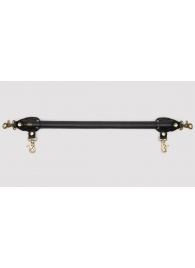 Черная распорка для ног Bound to You Faux Leather Spreader Bar - 50,8 см. - Fifty Shades of Grey - купить с доставкой в Димитровграде