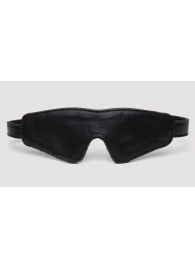 Черная плотная маска на глаза Bound to You Faux Leather Blindfold - Fifty Shades of Grey - купить с доставкой в Димитровграде