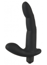 Черный вибромассажер простаты Naughty Finger Prostate Vibe - 13,8 см. - Orion - в Димитровграде купить с доставкой