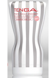 Мастурбатор TENGA Squeeze Tube Cup Soft - Tenga - в Димитровграде купить с доставкой