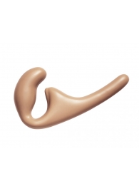 Бежевый безремневой страпон Seduction - 20,5 см. - Lola Games - купить с доставкой в Димитровграде